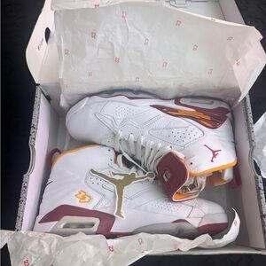 Air Jordan 6 MVP cardinal red